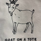 GOAT ON A TOTE